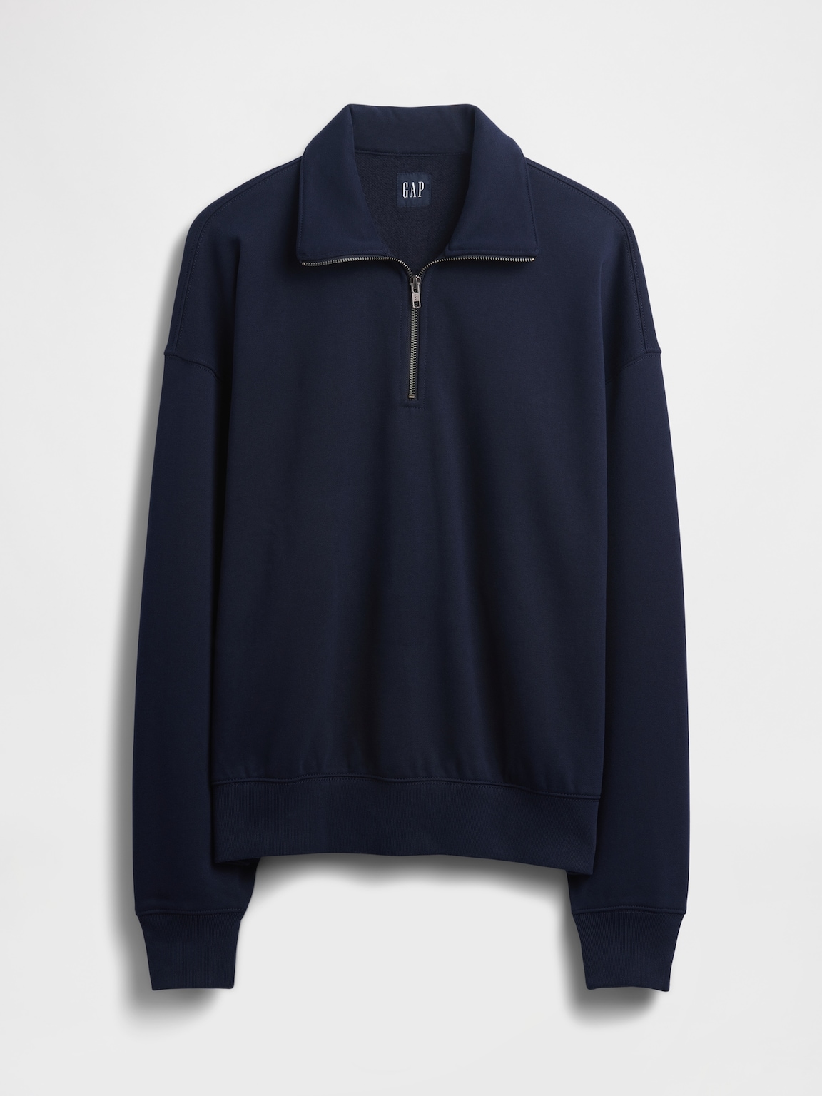 Heavyweight Oversized Quarter-Zip Pullover