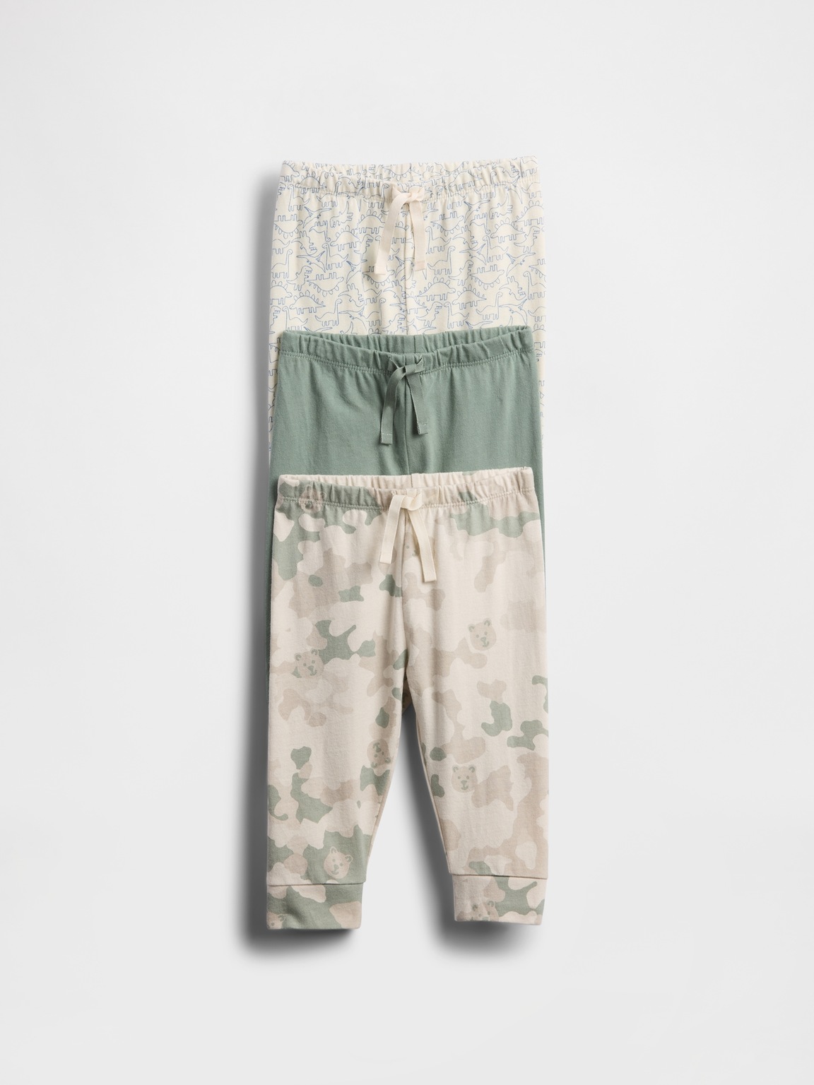 Baby First Favorites Organic Cotton Pull-On Pants (3-Pack)