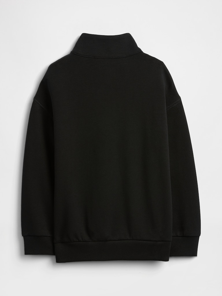 babyGap Relaxed Mockneck Quarter-Zip Sweatshirt