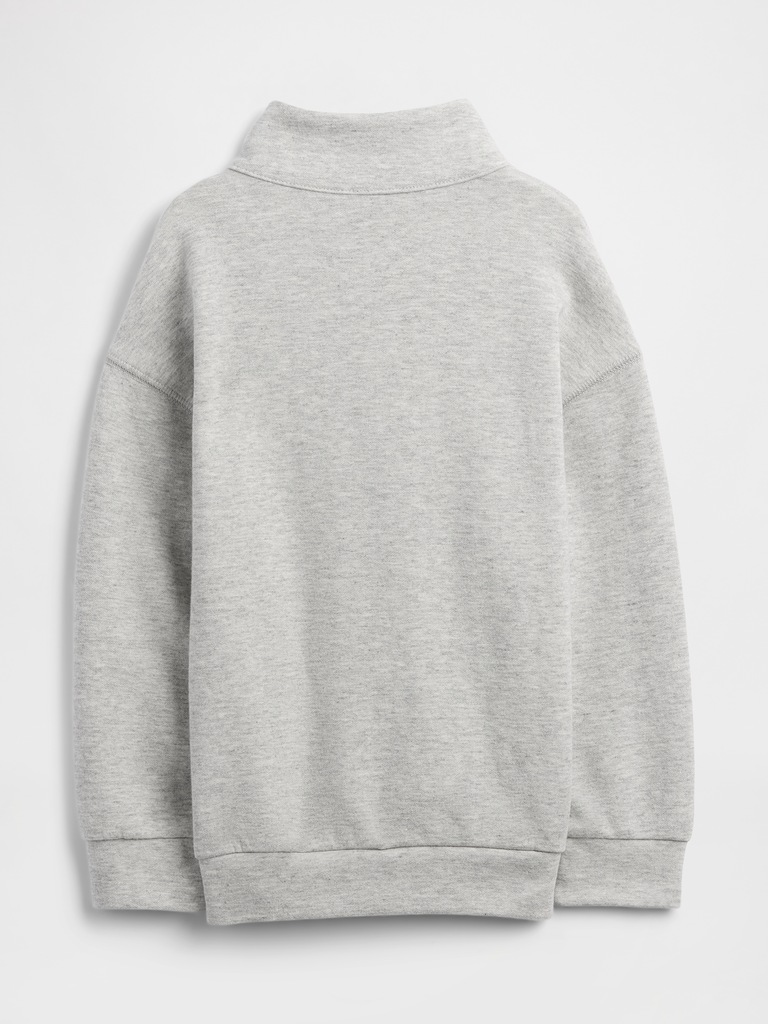 babyGap Relaxed Mockneck Quarter-Zip Sweatshirt
