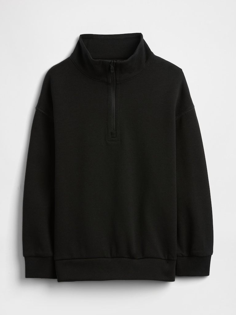 babyGap Relaxed Mockneck Quarter-Zip Sweatshirt