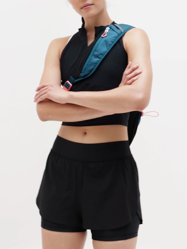 Crossover High Rise 4" Run Short