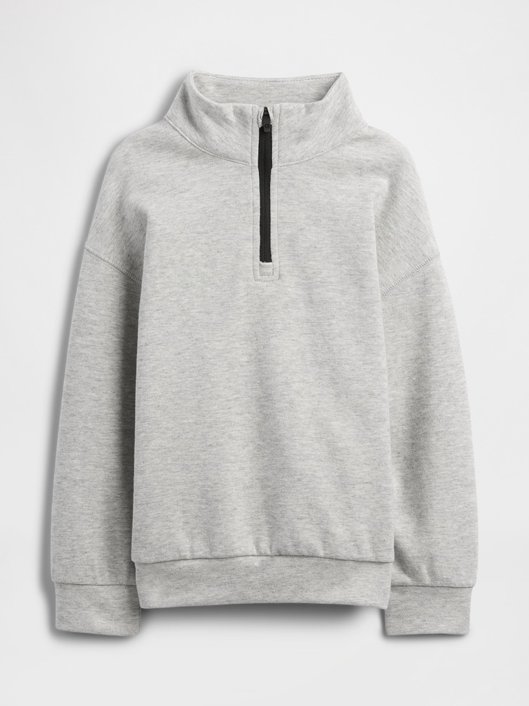 babyGap Relaxed Mockneck Quarter-Zip Sweatshirt