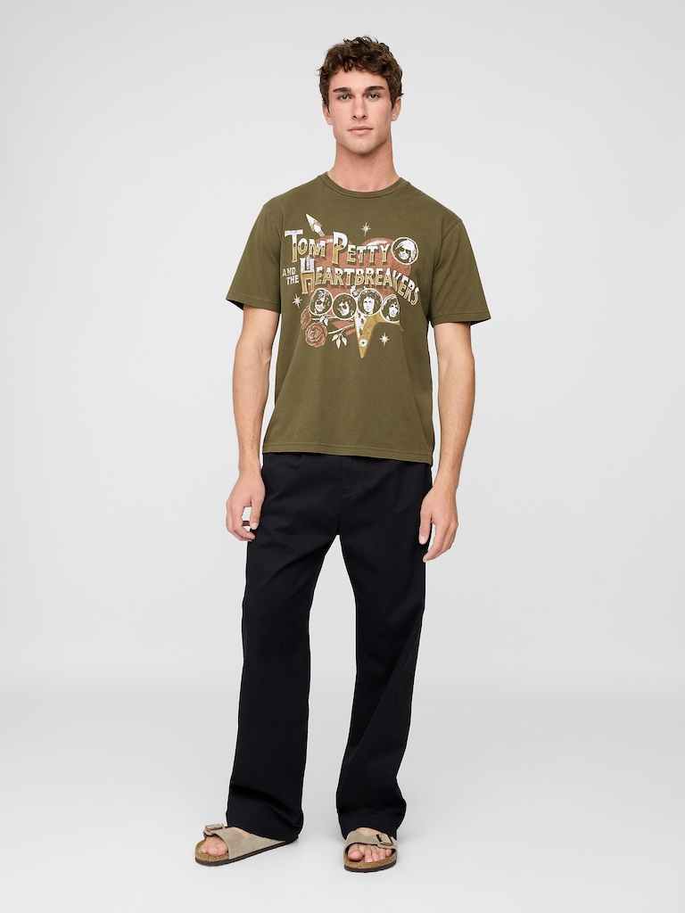 Tom Petty And The Heartbreakers Relaxed Graphic T-Shirt