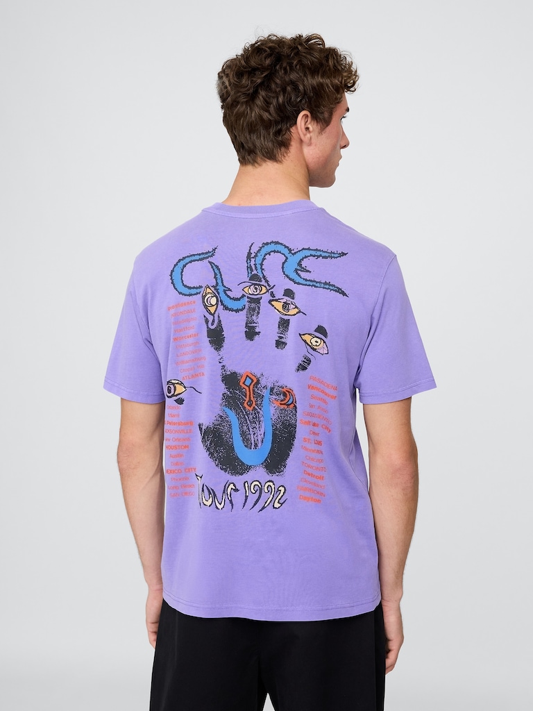 The Cure Wish Tour Relaxed Graphic T-Shirt