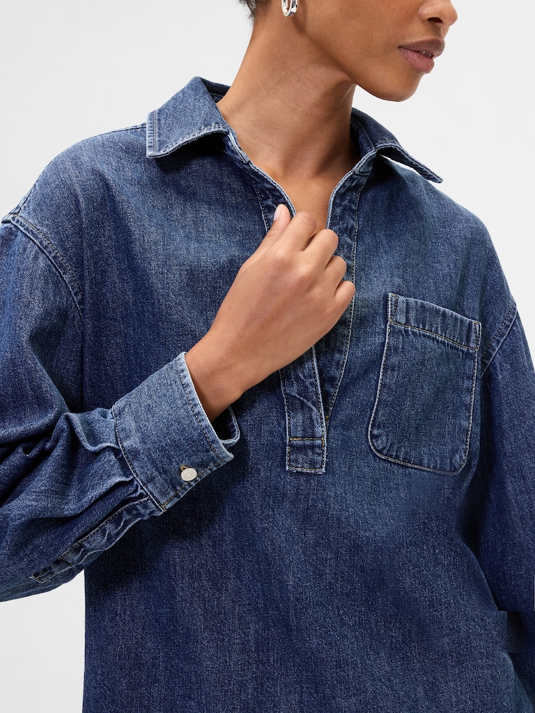 Denim Big Shirt