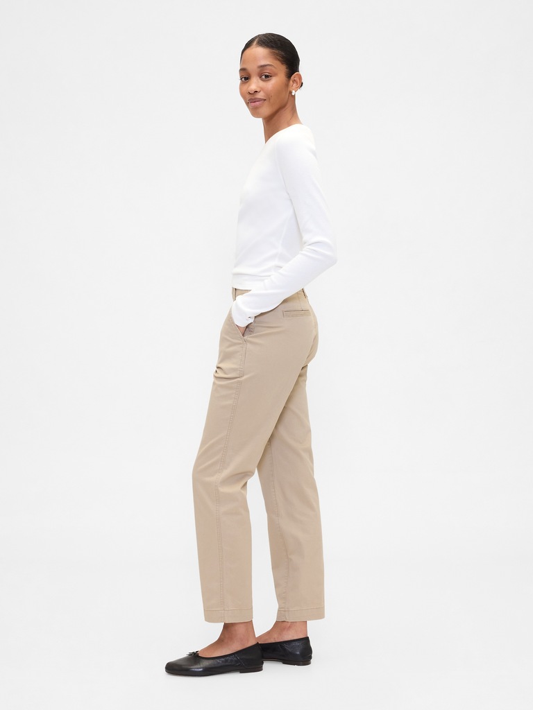 Mid Rise Downtown Khakis