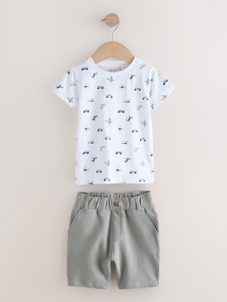 NEXT Toddler Transportion Jersey Set