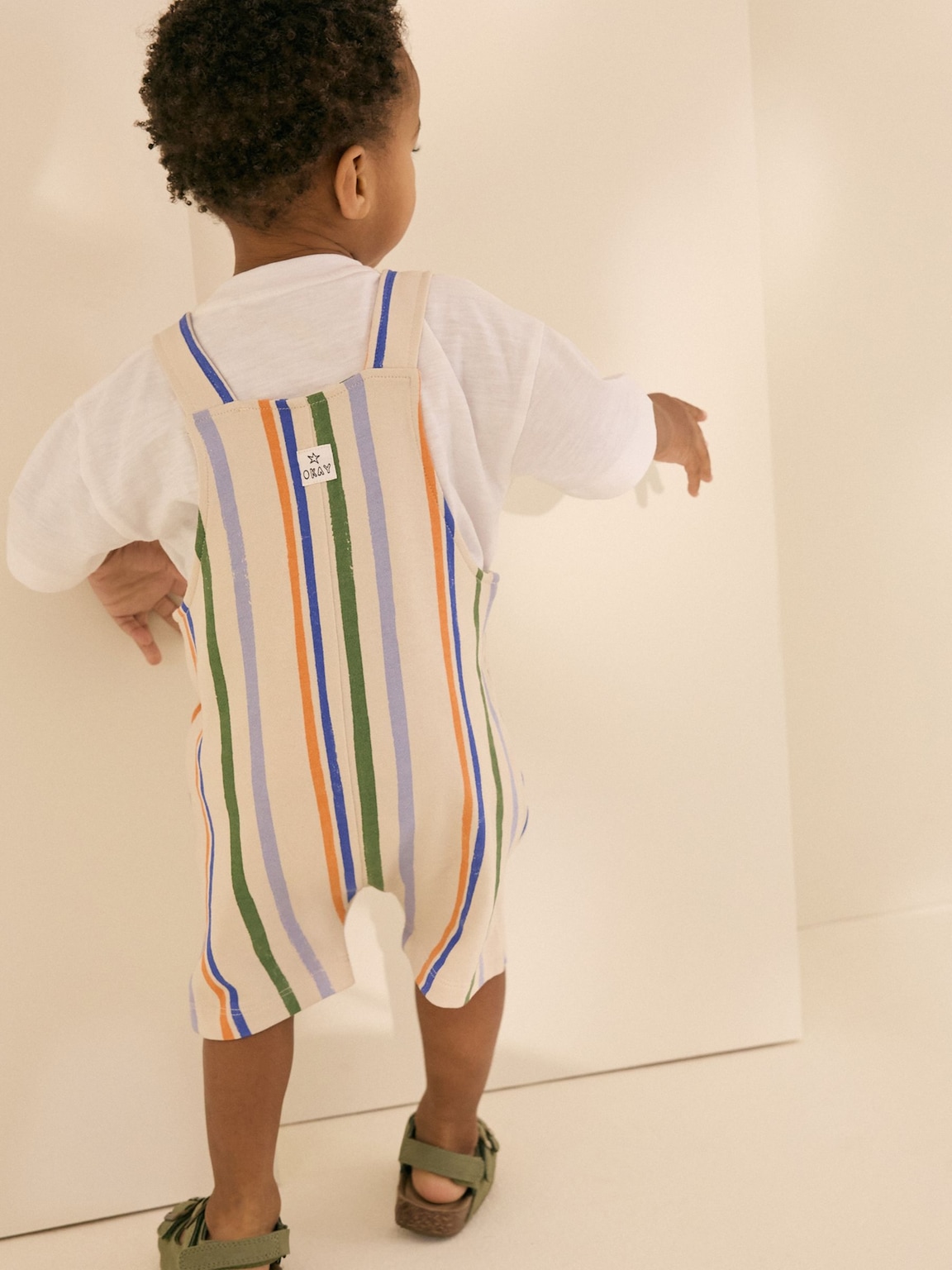 NEXT Toddler Striped Jersey Shortall Set