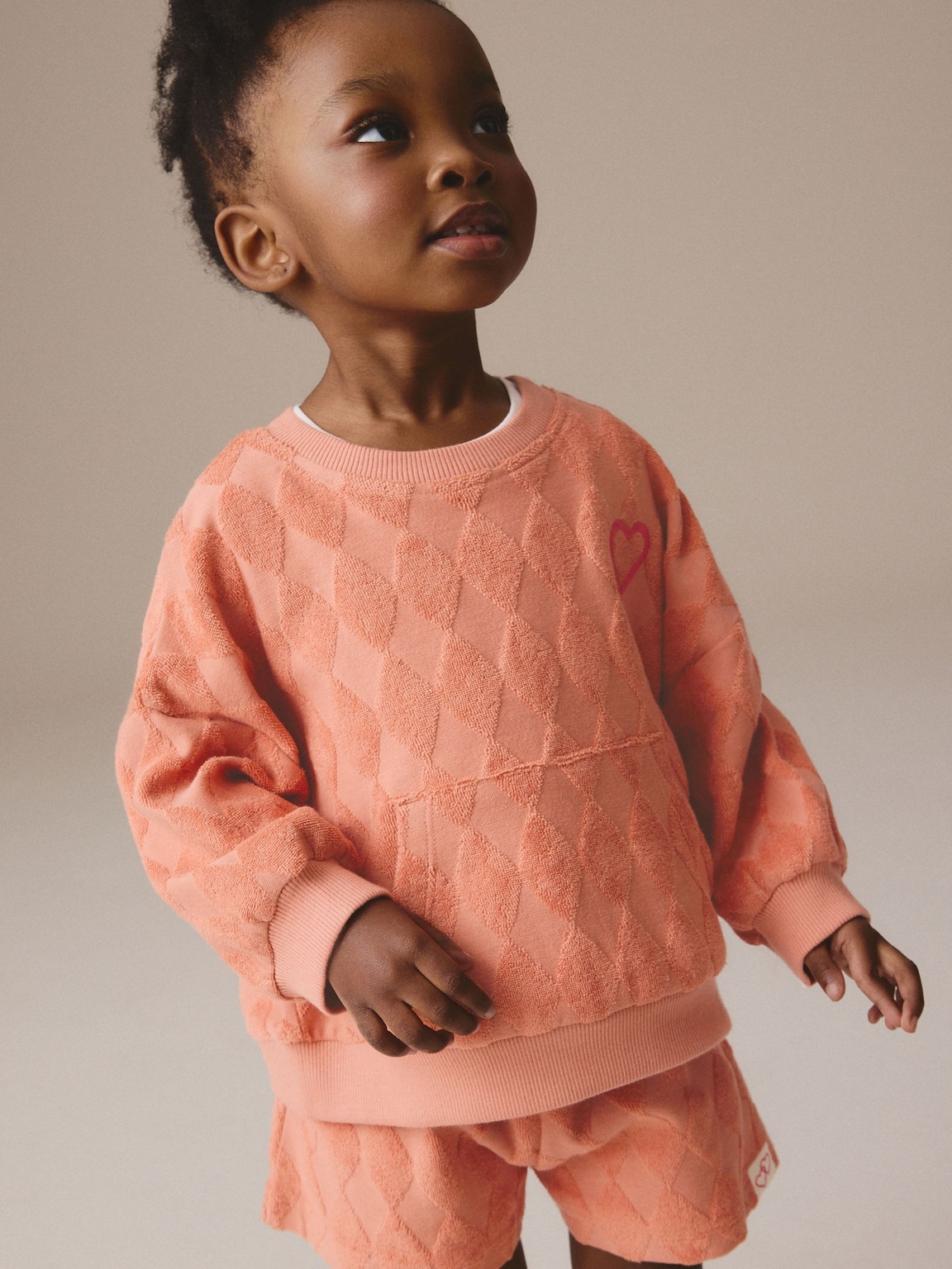 NEXT Toddler Textured Towel Terry Short Set