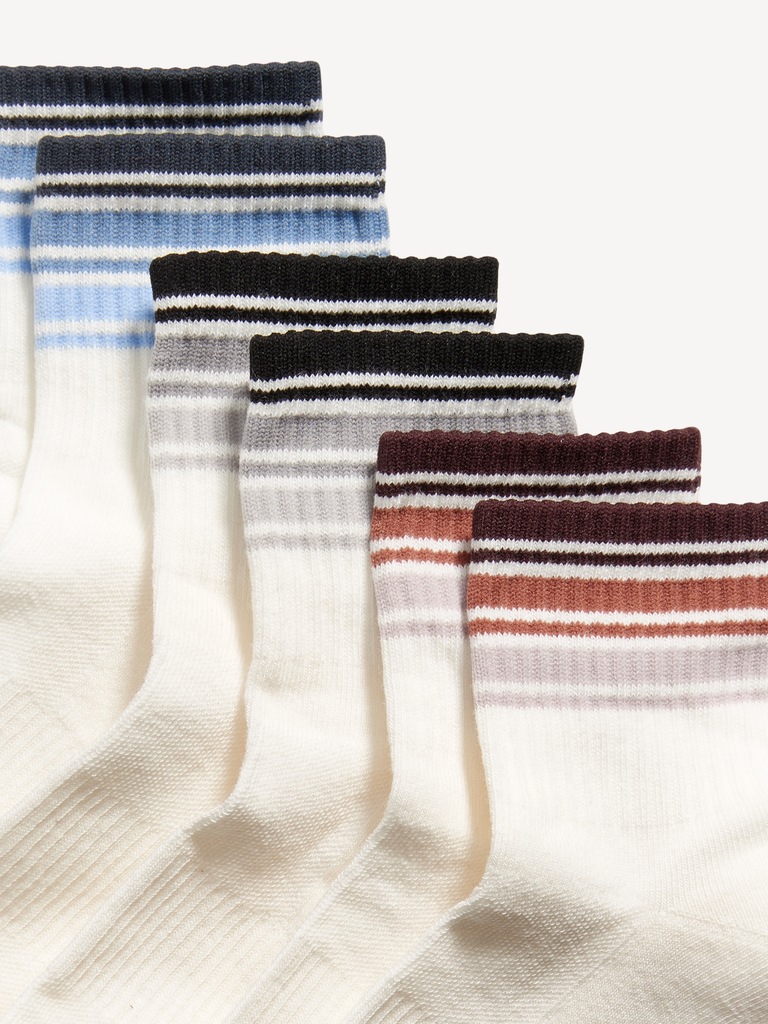 Athletic Quarter Crew Sock 3-Pack for Women