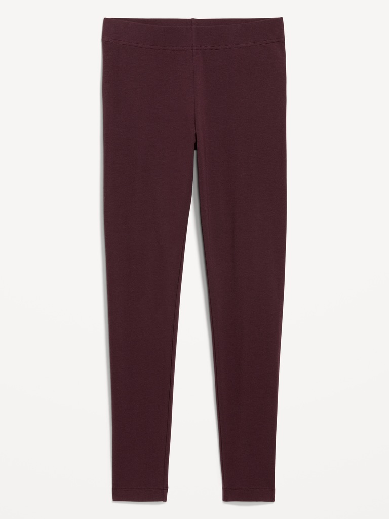 High-Waisted Jersey Fashion Layering Leggings