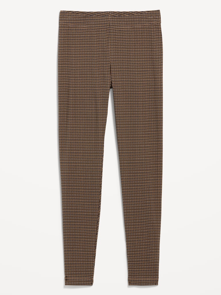 High-Waisted Jersey Fashion Layering Leggings