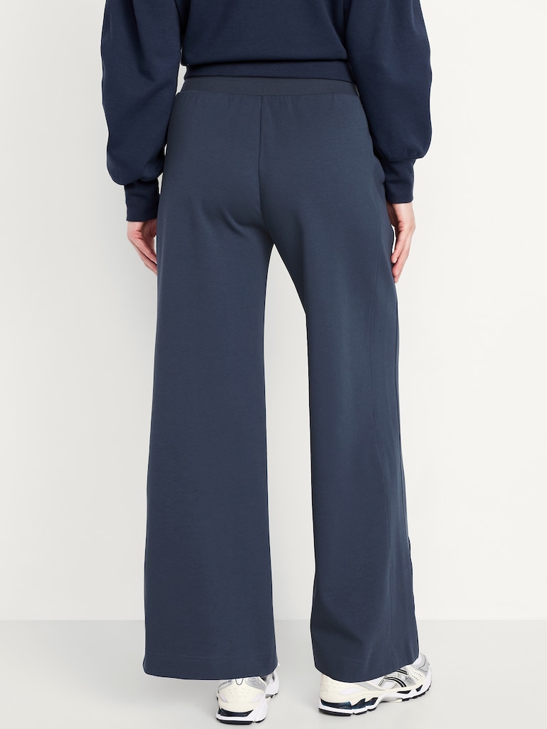 Extra High-Waisted Dynamic Fleece Wide-Leg Sweatpants
