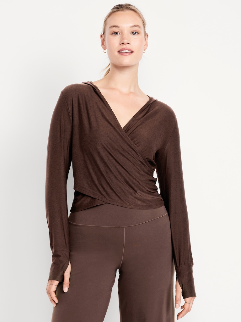 CloudMotion Cross-Front Hoodie