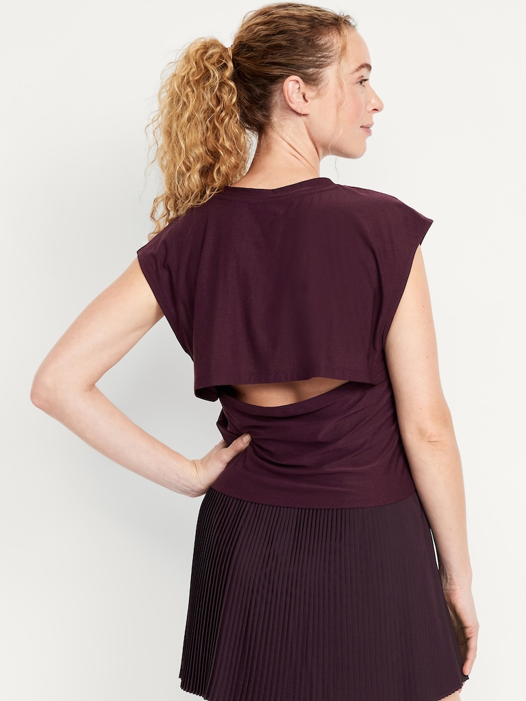 CloudMotion Split-Back Top
