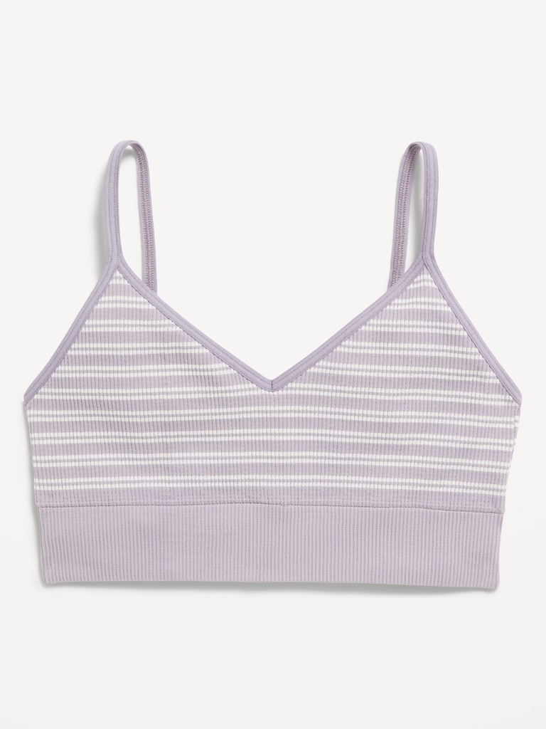 Seamless Ribbed Longline Bralette