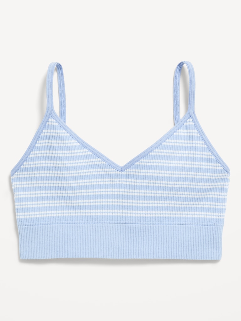 Seamless Ribbed Longline Bralette