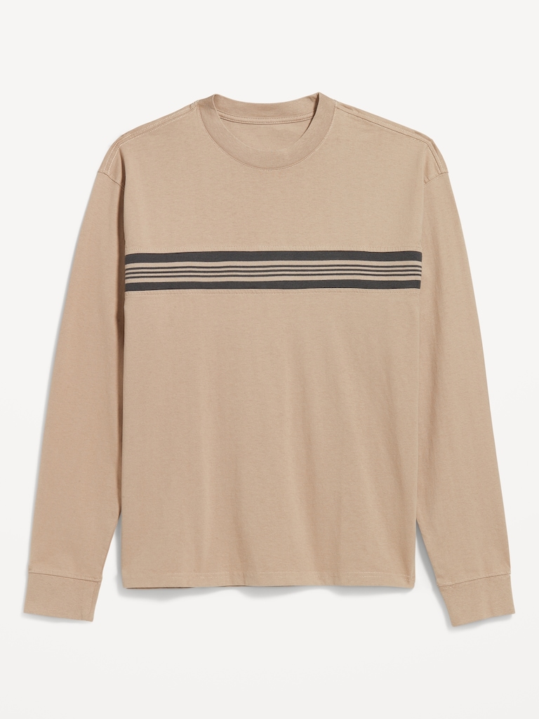 Heavyweight Chest-Stripe T-Shirt