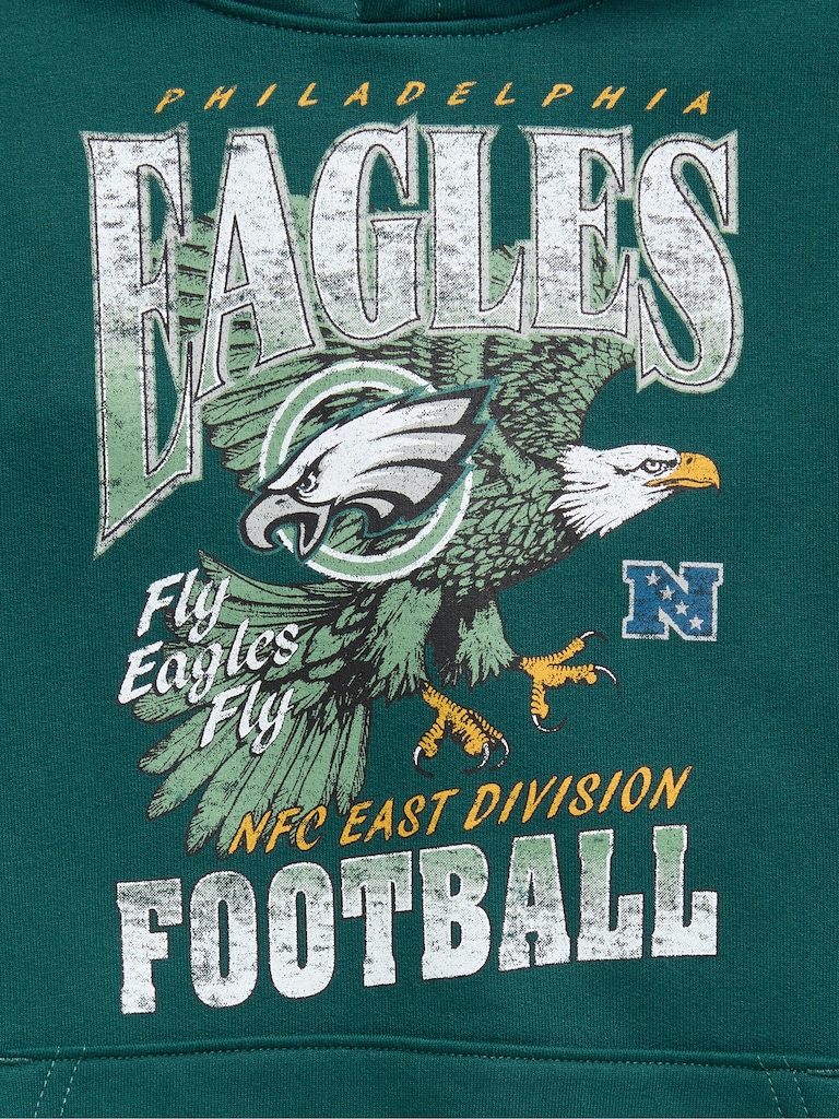 Philadelphia Eagles Oversized Pullover Hoodie for Boys