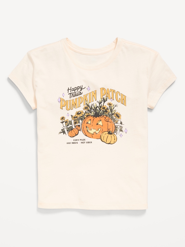 T-shirt à manches courtes à imprimé pour fille