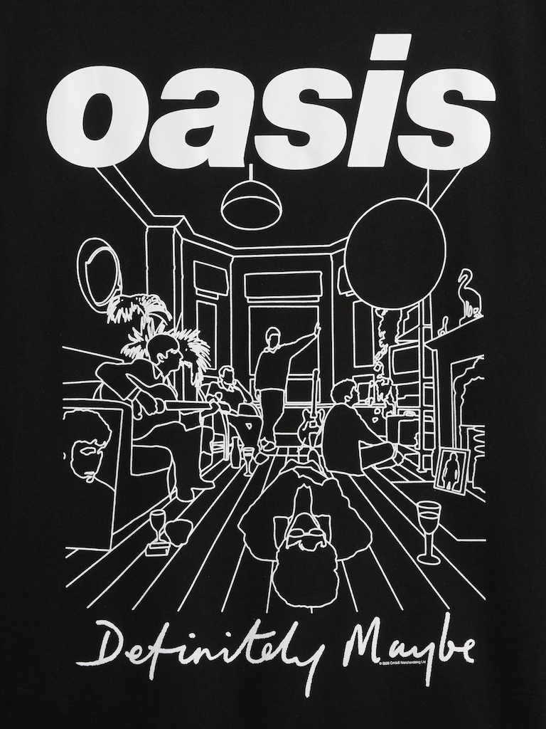 Relaxed Oasis Graphic T-Shirt