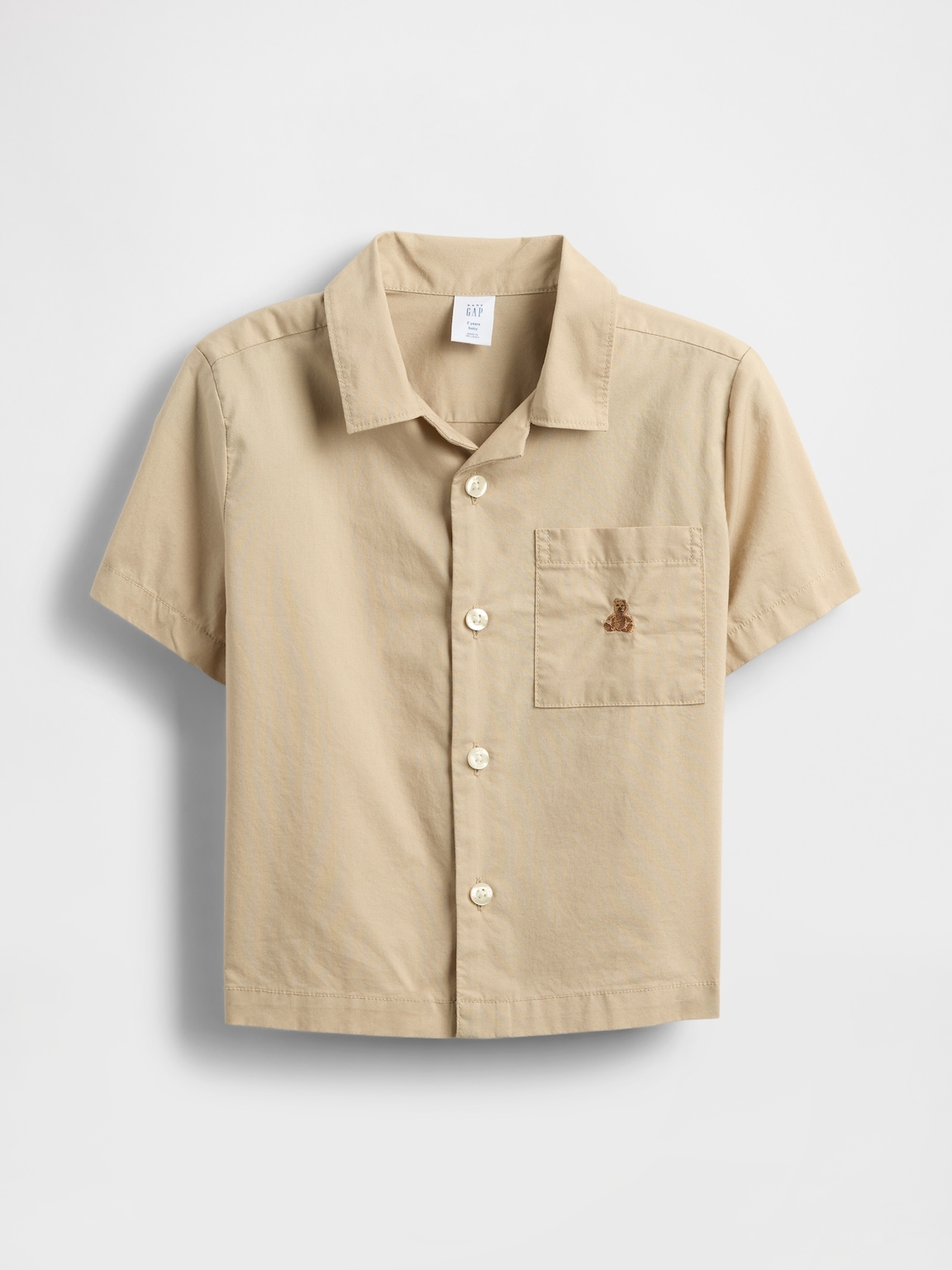 Baby & Toddler Organic Cotton Poplin Cabana Shirt