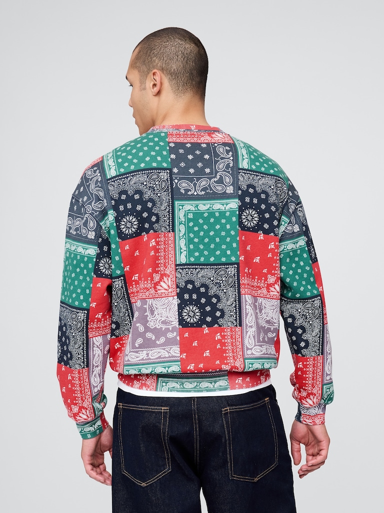 Heavyweight Oversized Bandana Sweatshirt