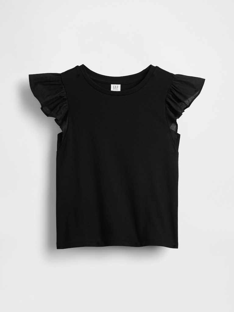 Kids Flutter-Sleeve T-Shirt