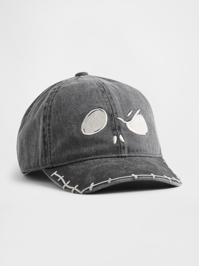 Gap × Disney Tim Burton’s The Nightmare Before Christmas Kids Skull Baseball Hat