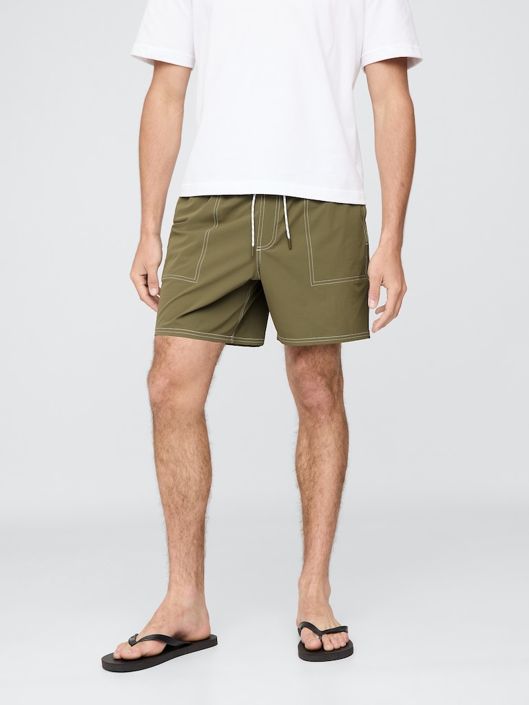 6" Swim Trunks