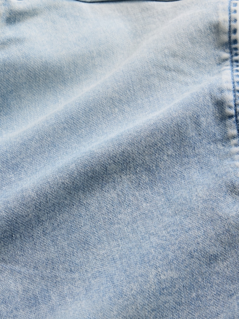 Kids Knit Denim Zip Hoodie