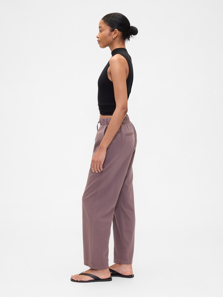 Mid Rise Easy Twill Pants