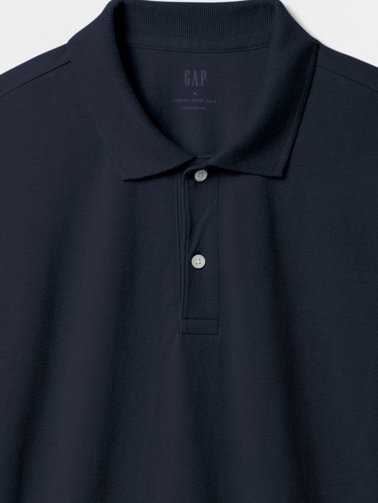 Stretch Pique Polo Shirt