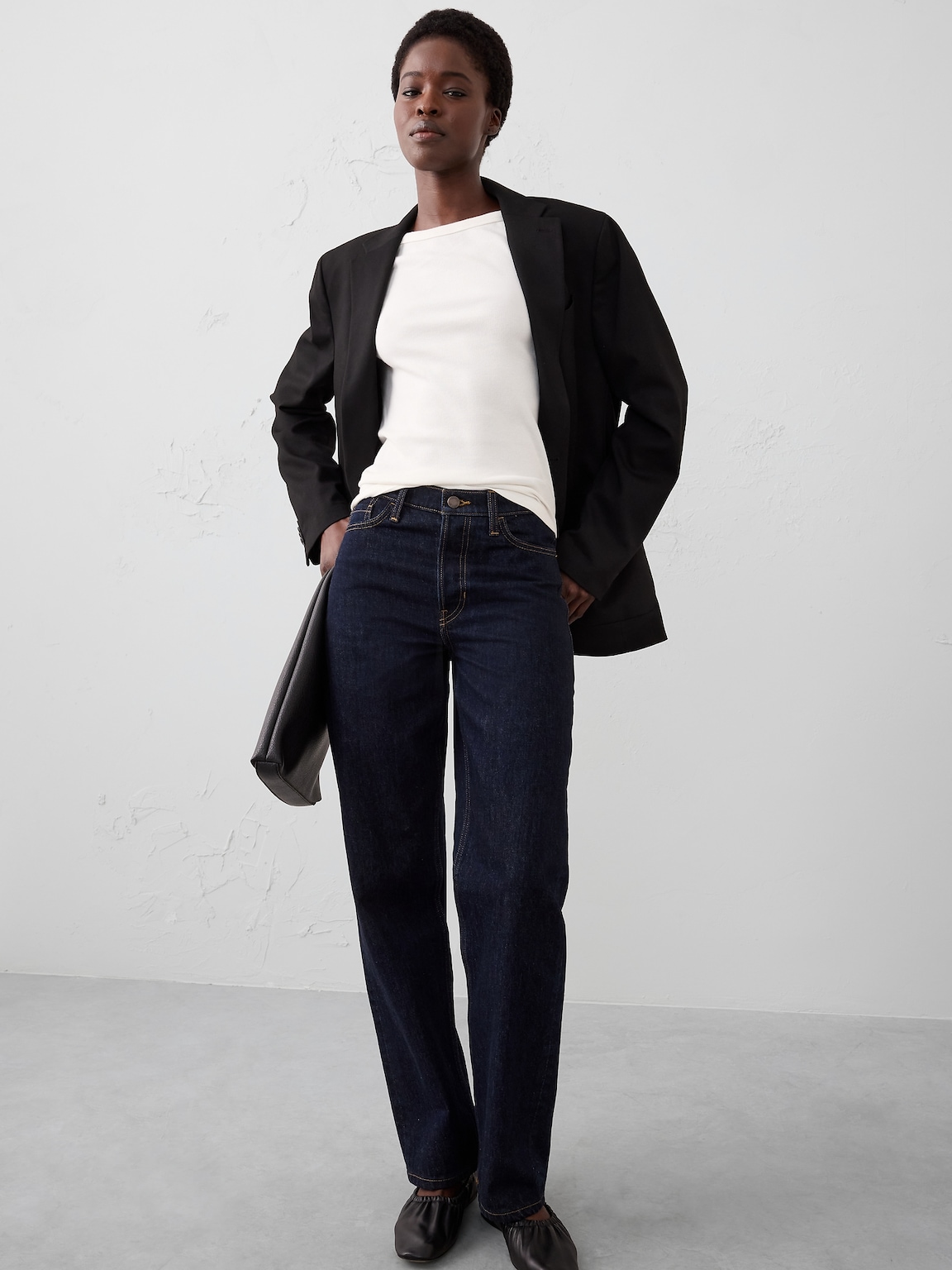 Ribbed Boatneck Top