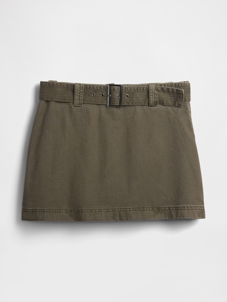 Belted Mini Skort