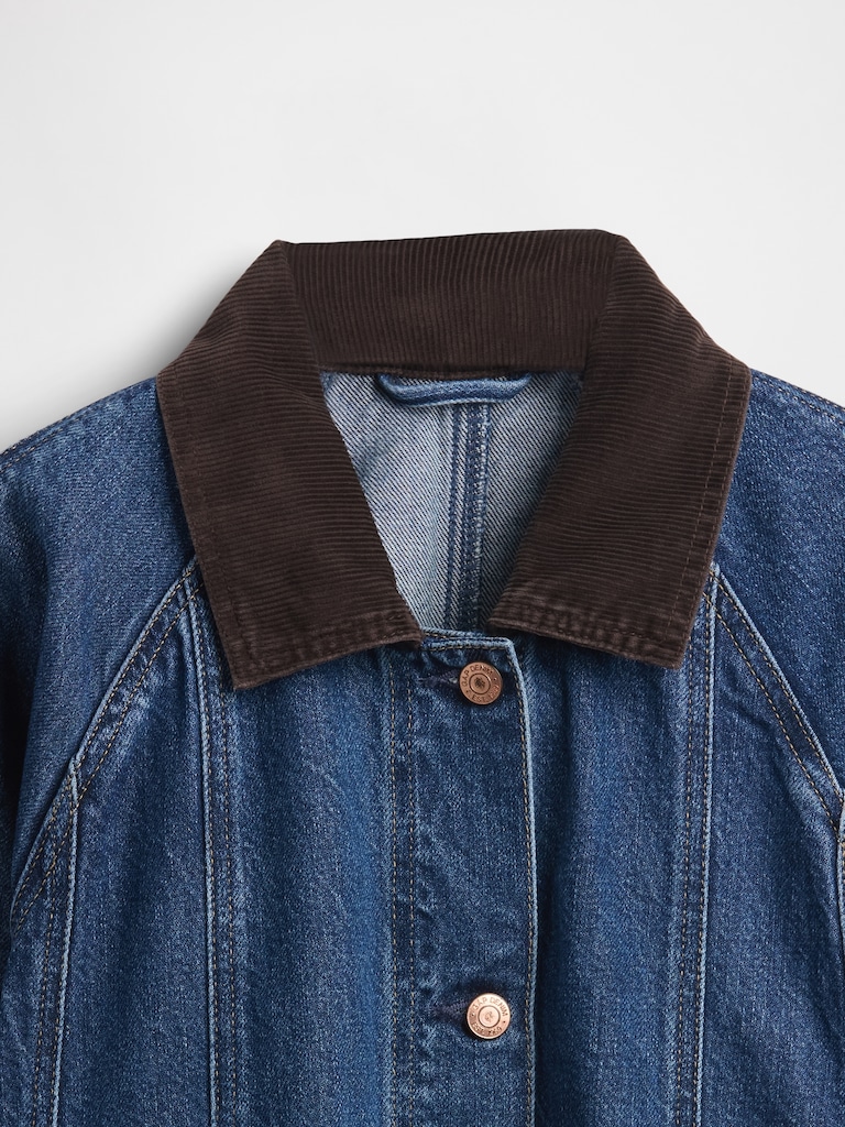 UltraSoft Denim Swing Chore Jacket
