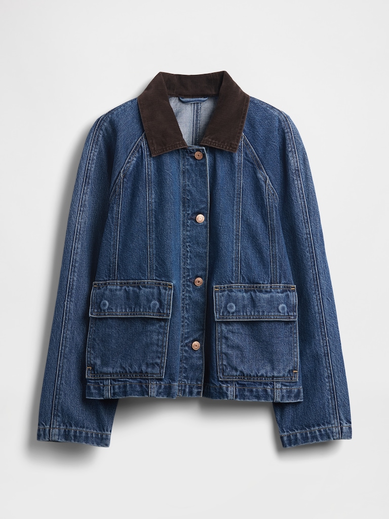 UltraSoft Denim Swing Chore Jacket
