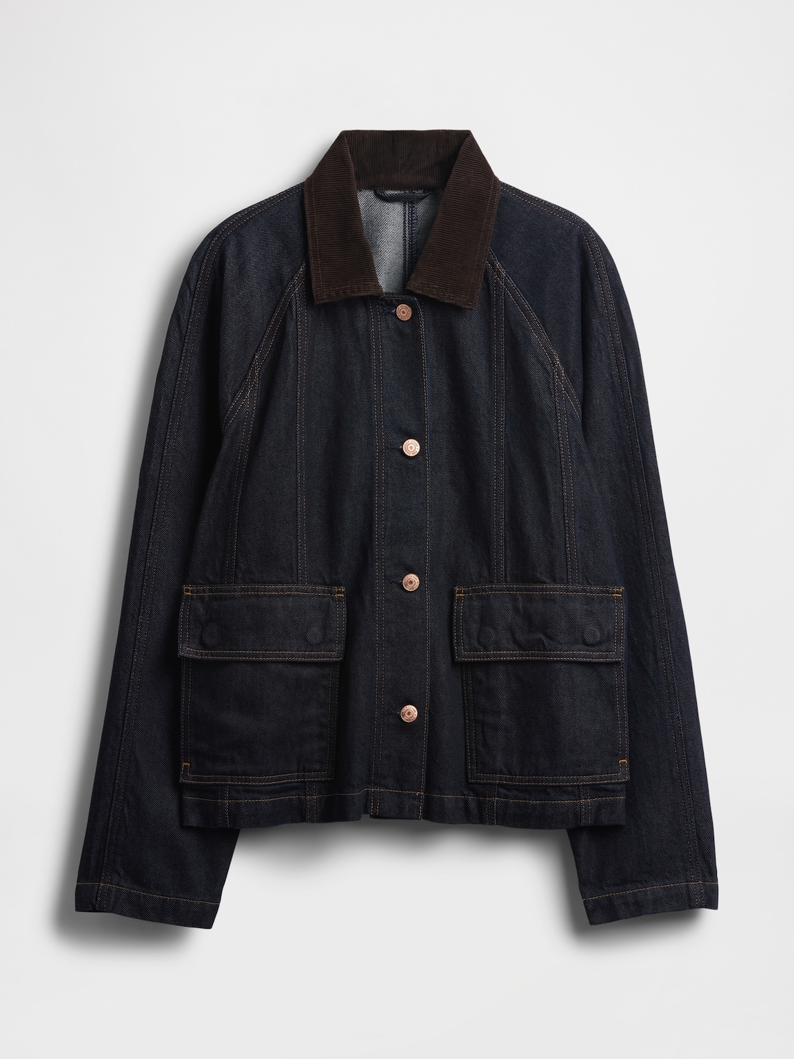 UltraSoft Denim Swing Chore Jacket
