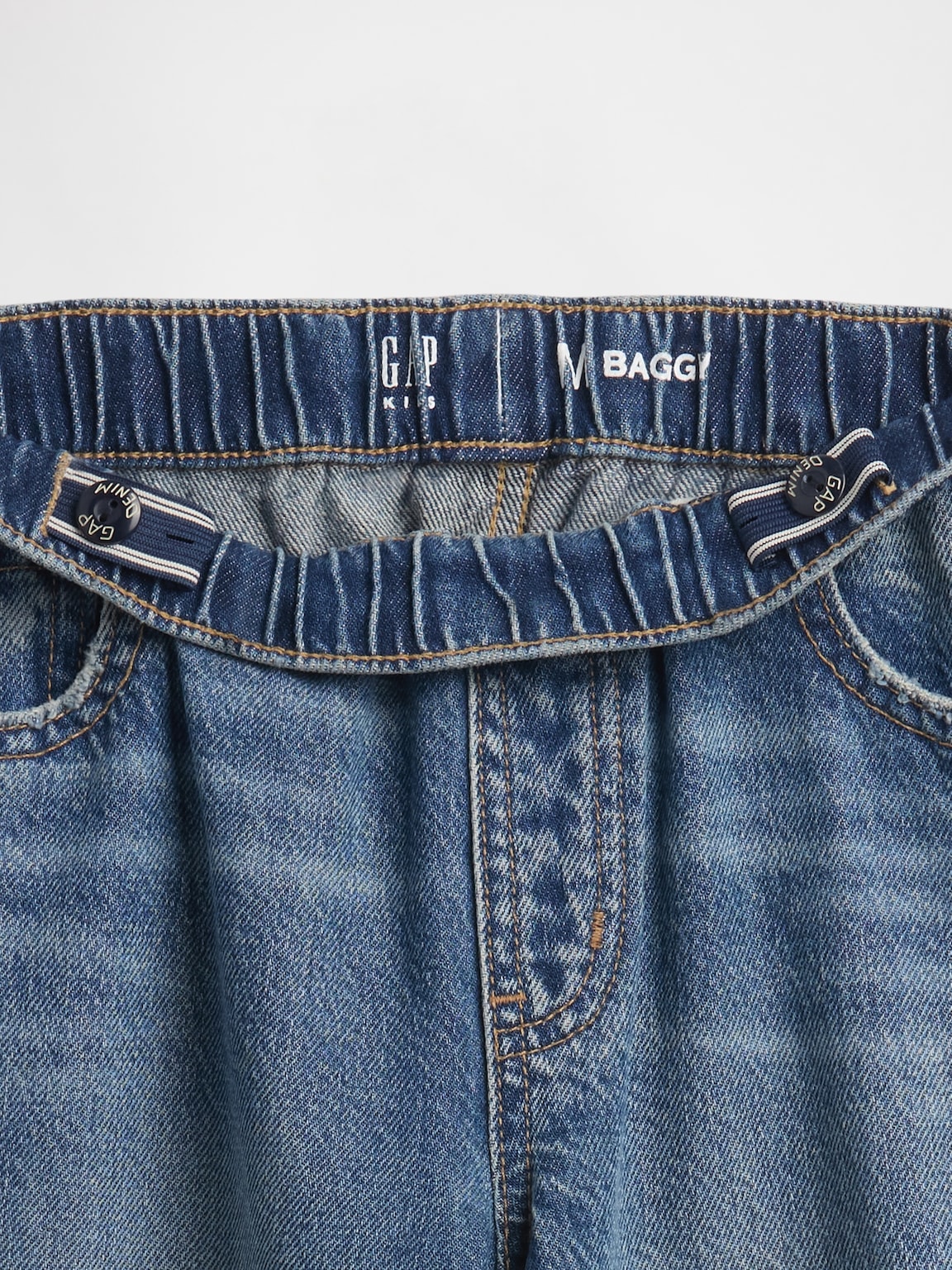 Kids Low Rise Easy Wide-Leg Baggy Jeans