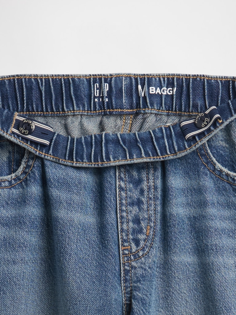 Kids Low Rise Easy Wide-Leg Baggy Jeans