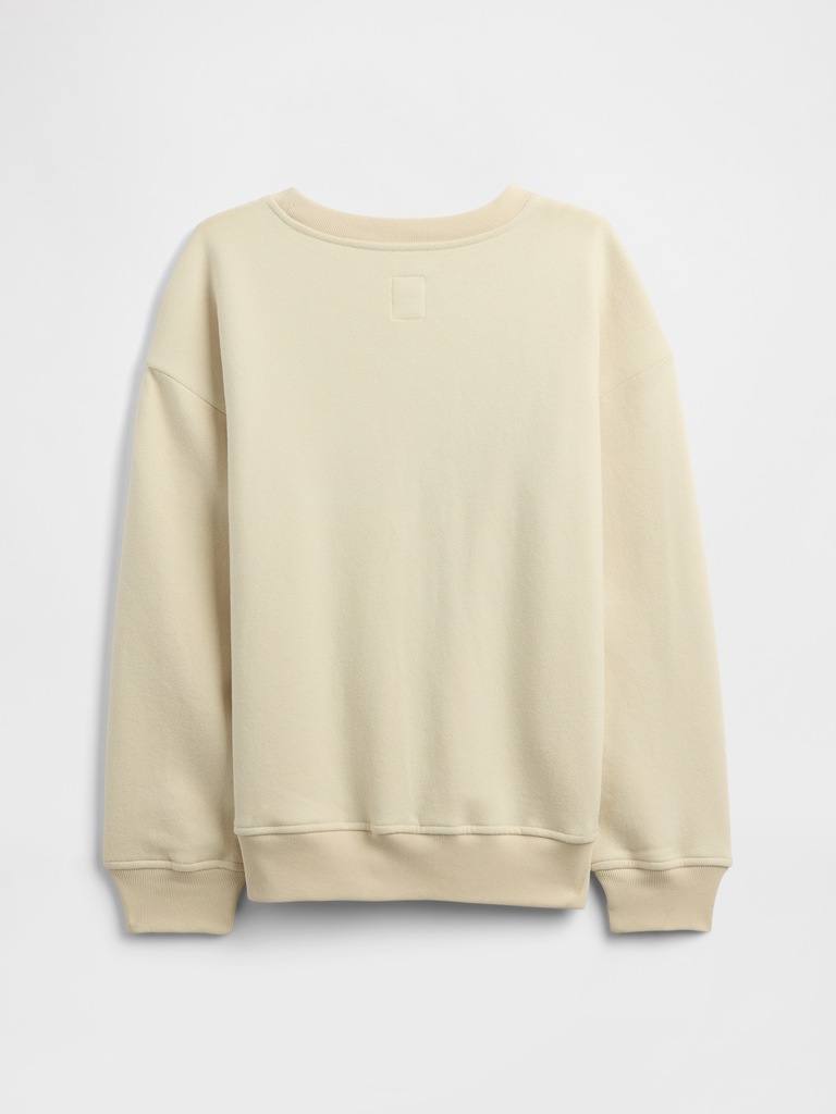 Kids Relaxed Stripe Crewneck Sweatshirt