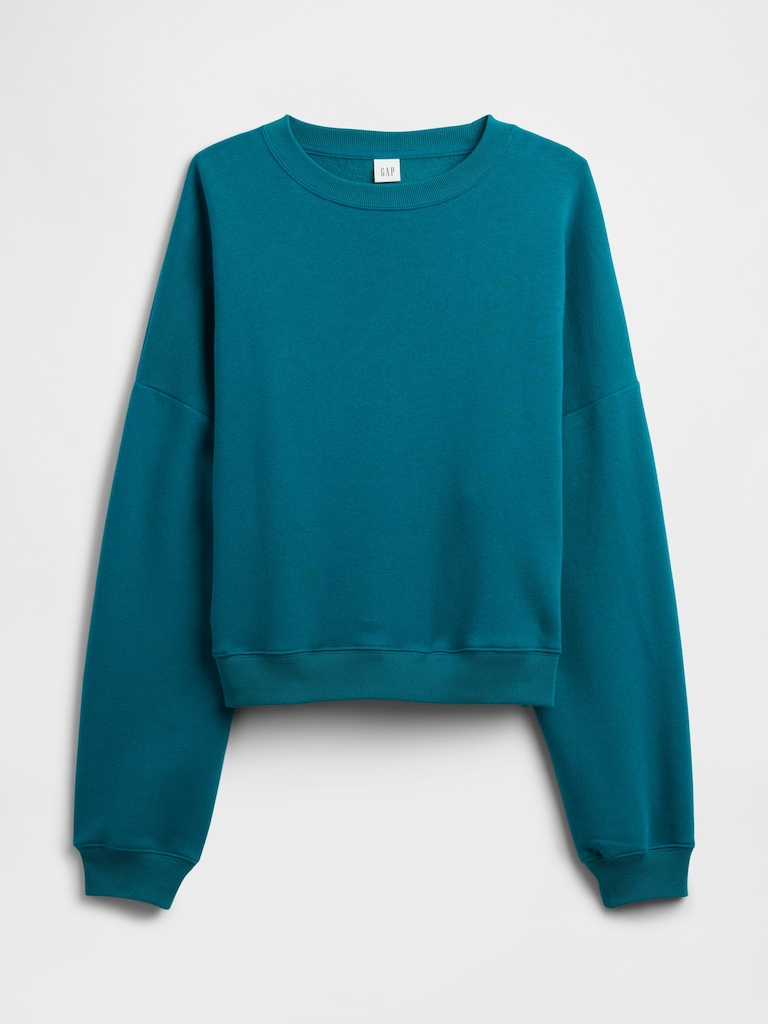 Relaxed Wedge Crewneck Sweatshirt