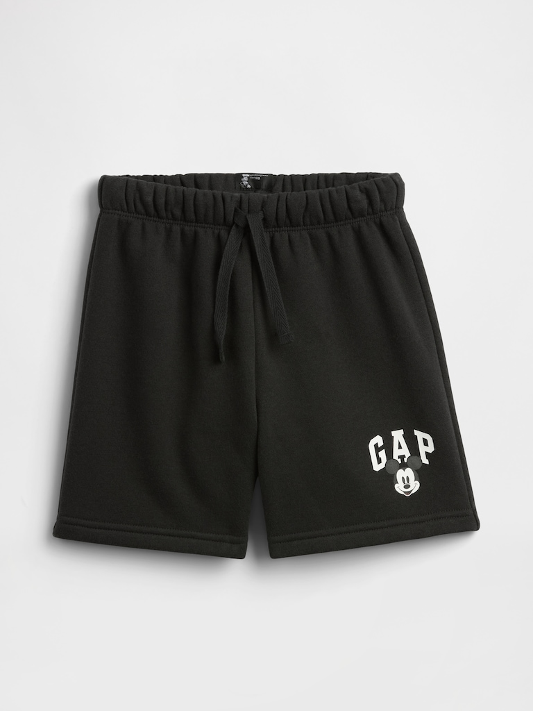 babyGap × Disney Mickey Mouse Relaxed Logo Pull-On Shorts