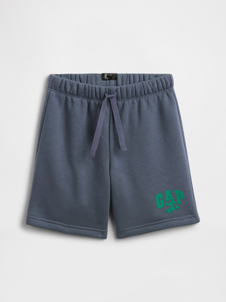 babyGap × Disney Mickey Mouse Relaxed Logo Pull-On Shorts