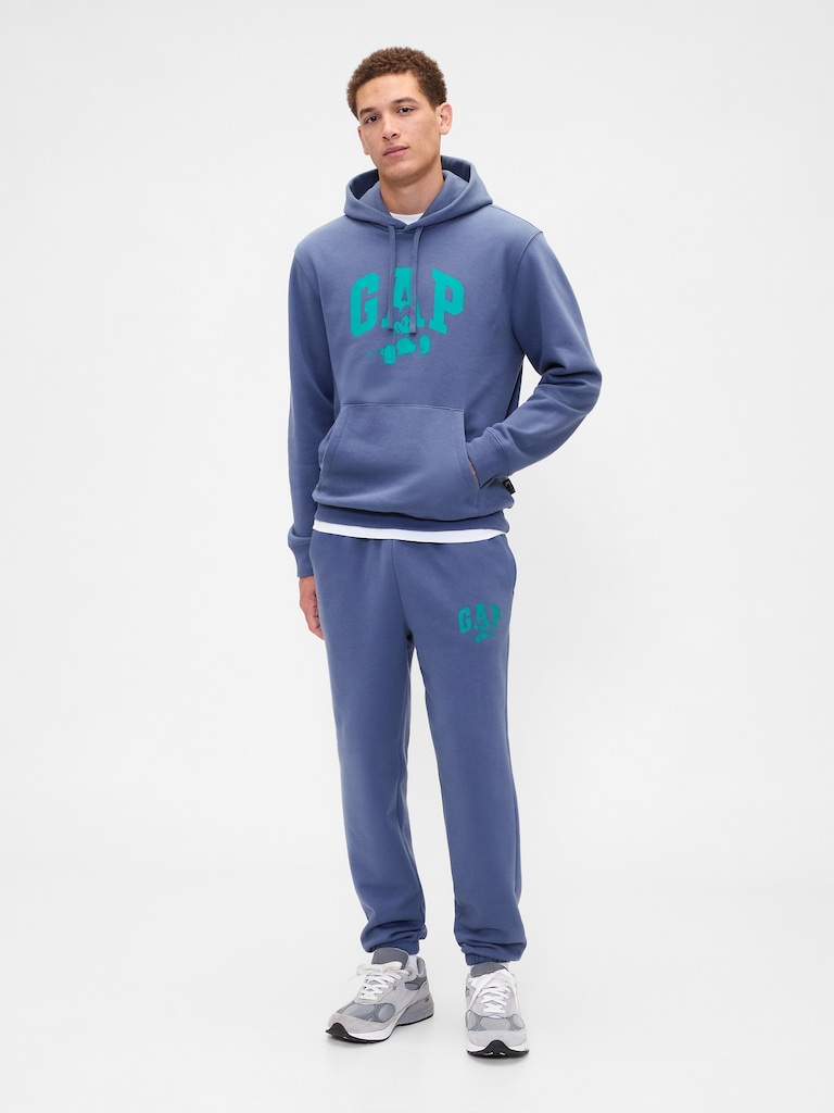 Disney × Mickey Mouse Relaxed Logo Hoodie