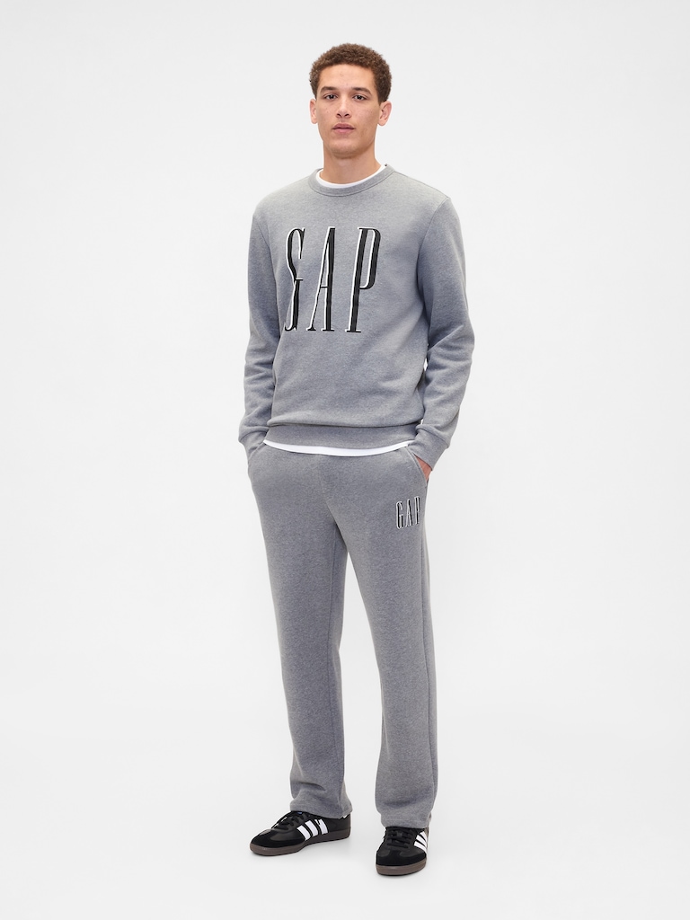Gap Logo Straight-Leg Sweatpants