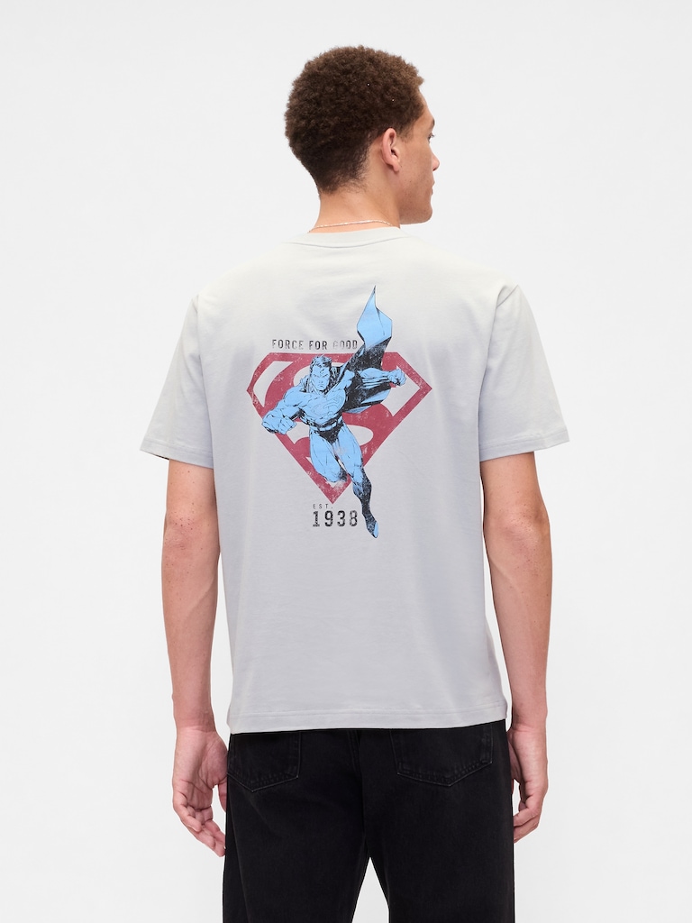 WB Superman Everyday Soft Relaxed Graphic T-Shirt