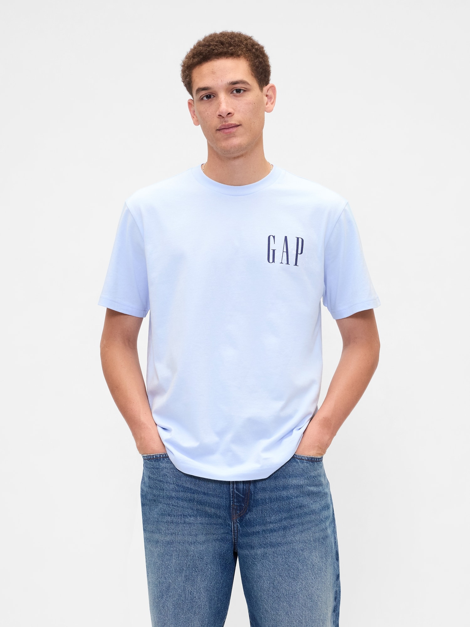 Men's Blue Graphic Tee Shop | Gap Factory