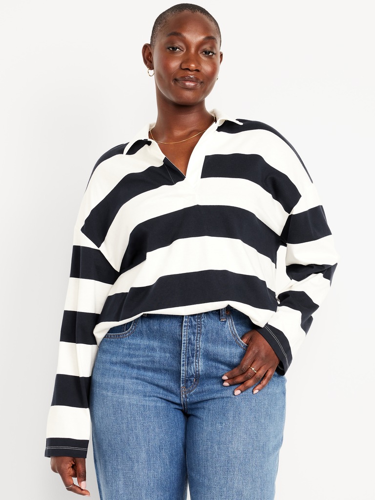 Oversized Rugby Polo